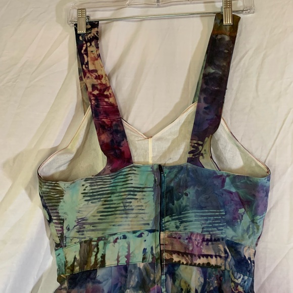 Multicolor Jumpsuit Sz M And Entirely Gorgeous, No Stretch - Picture 13 of 14